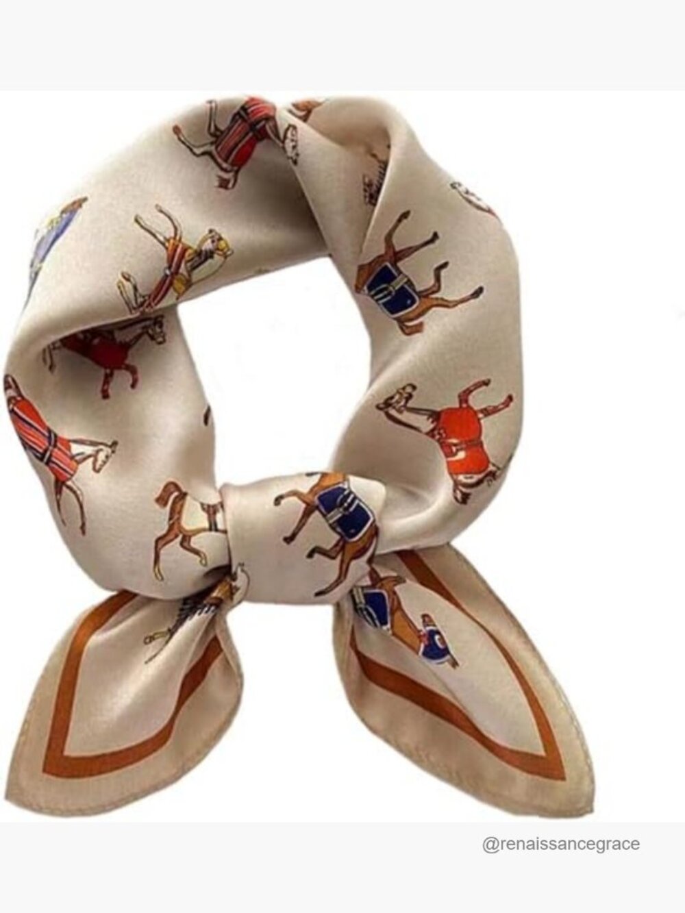 21" Square 100% Mulberry Silk Scarf Head Wrap for Women